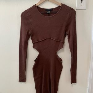 Brown forever 21 with side cutouts! Size Medium, never worn